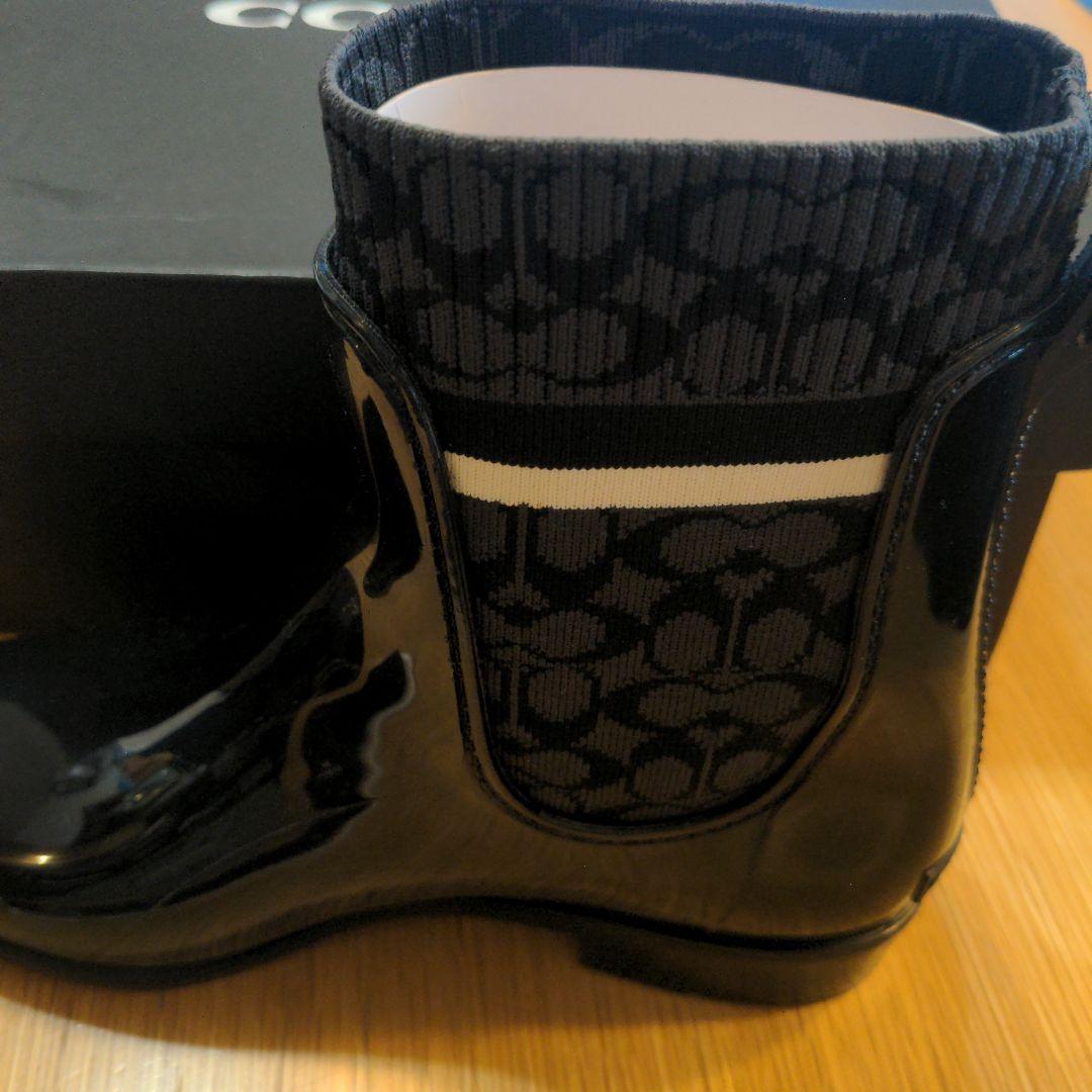 【佐藤さま専用】COACH コーチ レインブーツ サイドゴアブーツ