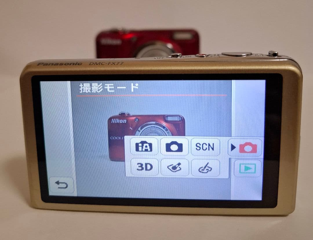 [美品]パナソニック Panasonic LUMIX DMC-FX77 コンデジ