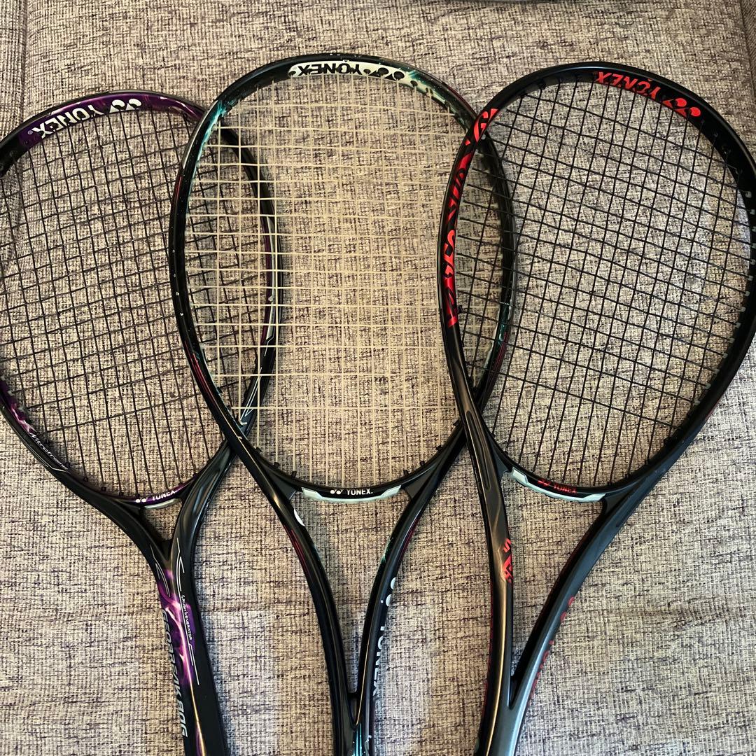 【3本セット・GEOBREAK（ジオブレイク） 】ソフトテニスラケット