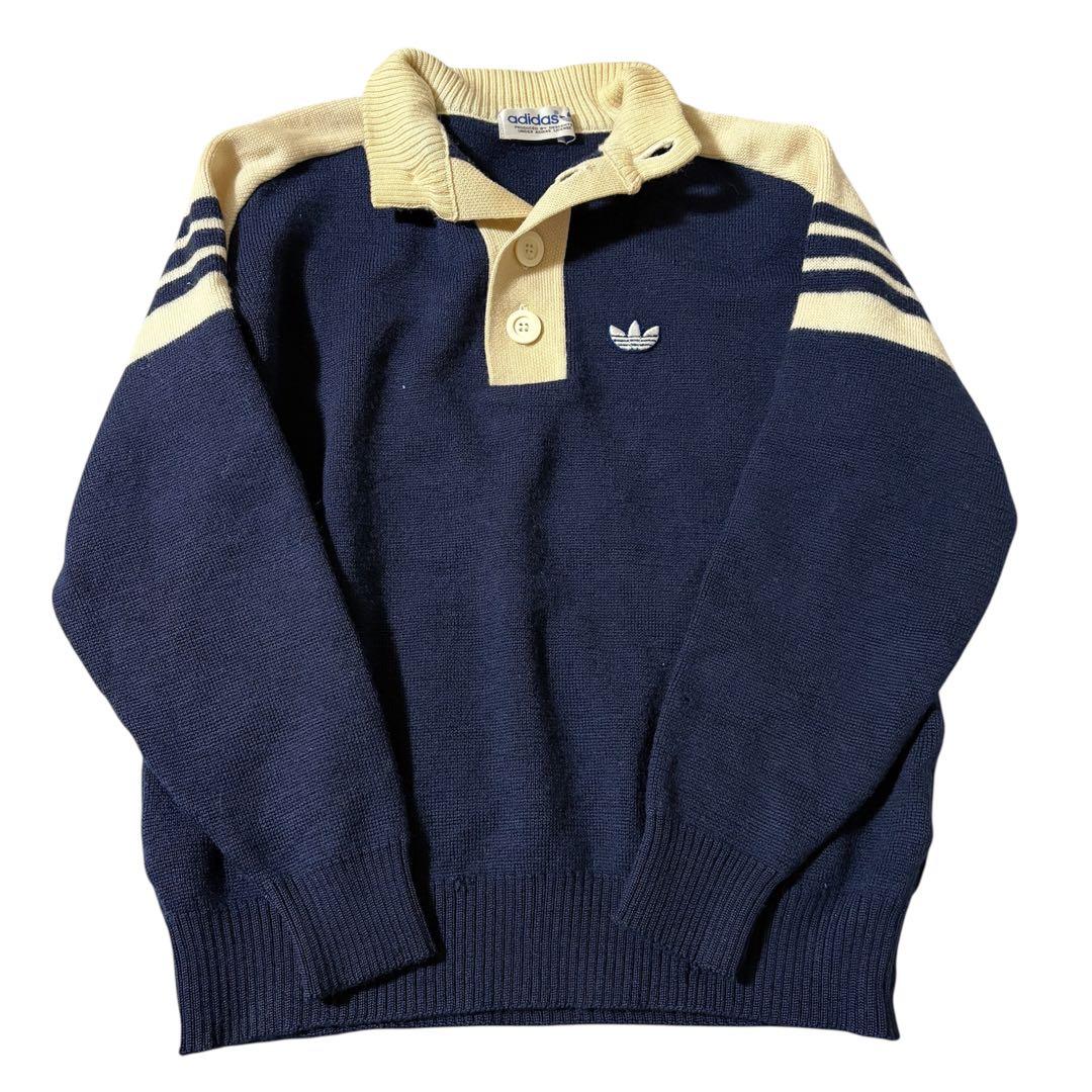 【希少】 70s adidas デサント製 ニット