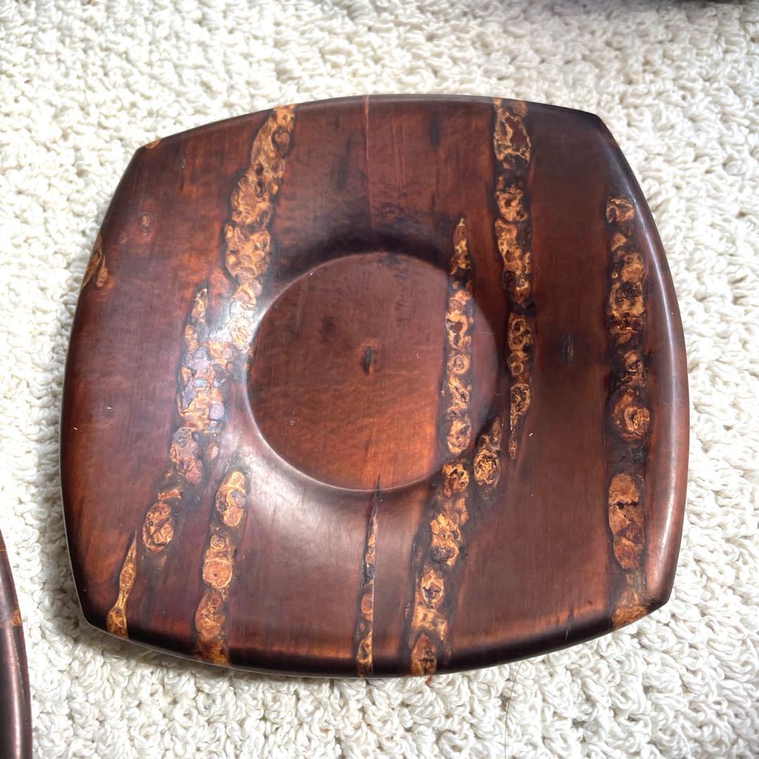 未使用樺細工 桜皮細工 茶道具12点セット十六角茶櫃 伝統工芸品 秋田角館2-1