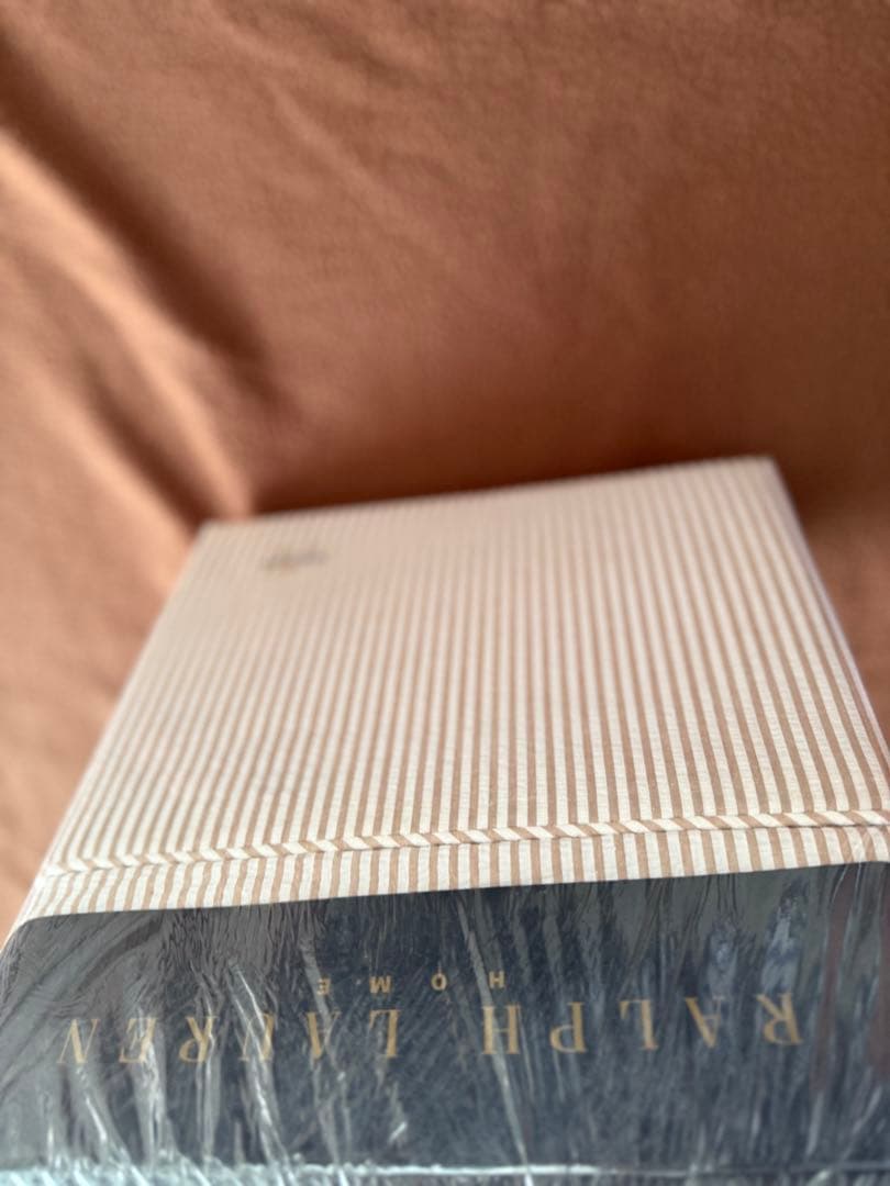 Ralph Laurenラルフローレン 掛け布団カバー ストライプ、ベージュ