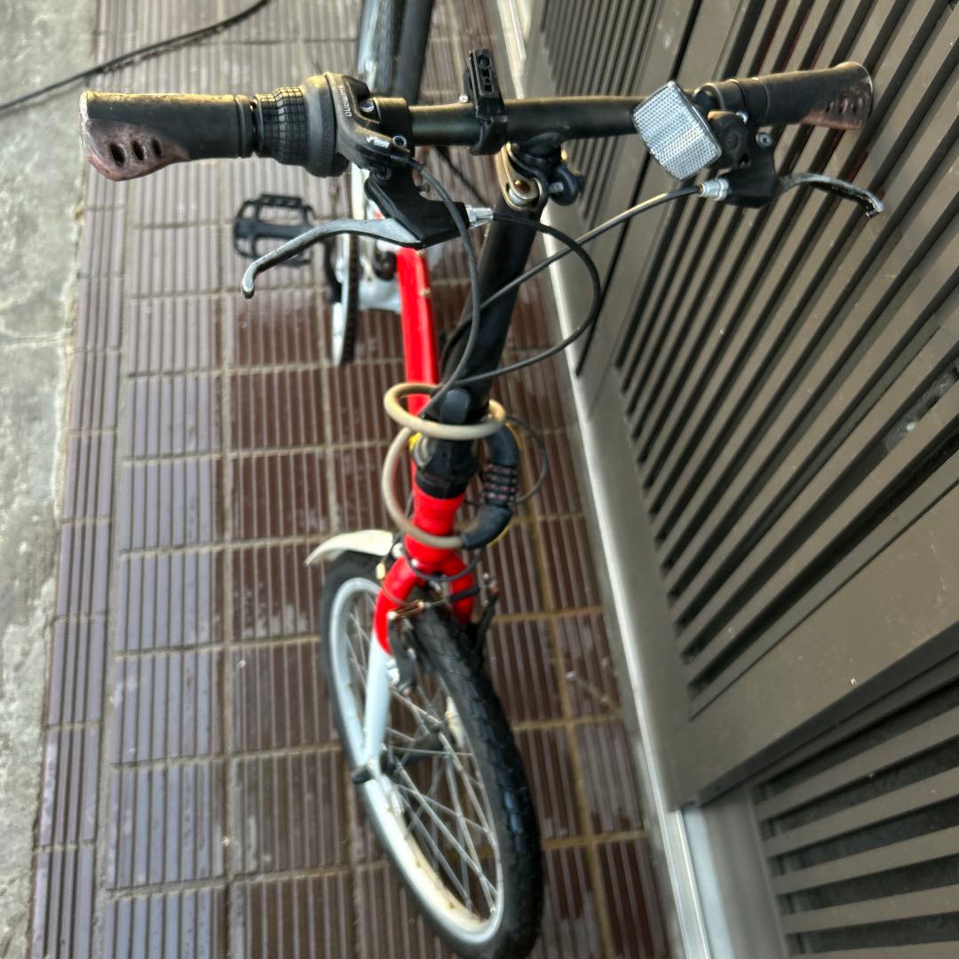 Ferrari(フェラーリ) レッド 折りたたみ自転車 20インチ シマノ7速