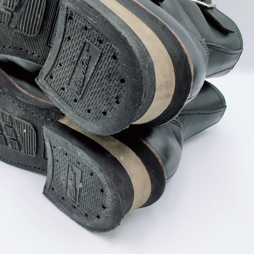 【良品】Hawkins　40015 スチールトゥ　エンジニアブーツ　黒　25cm