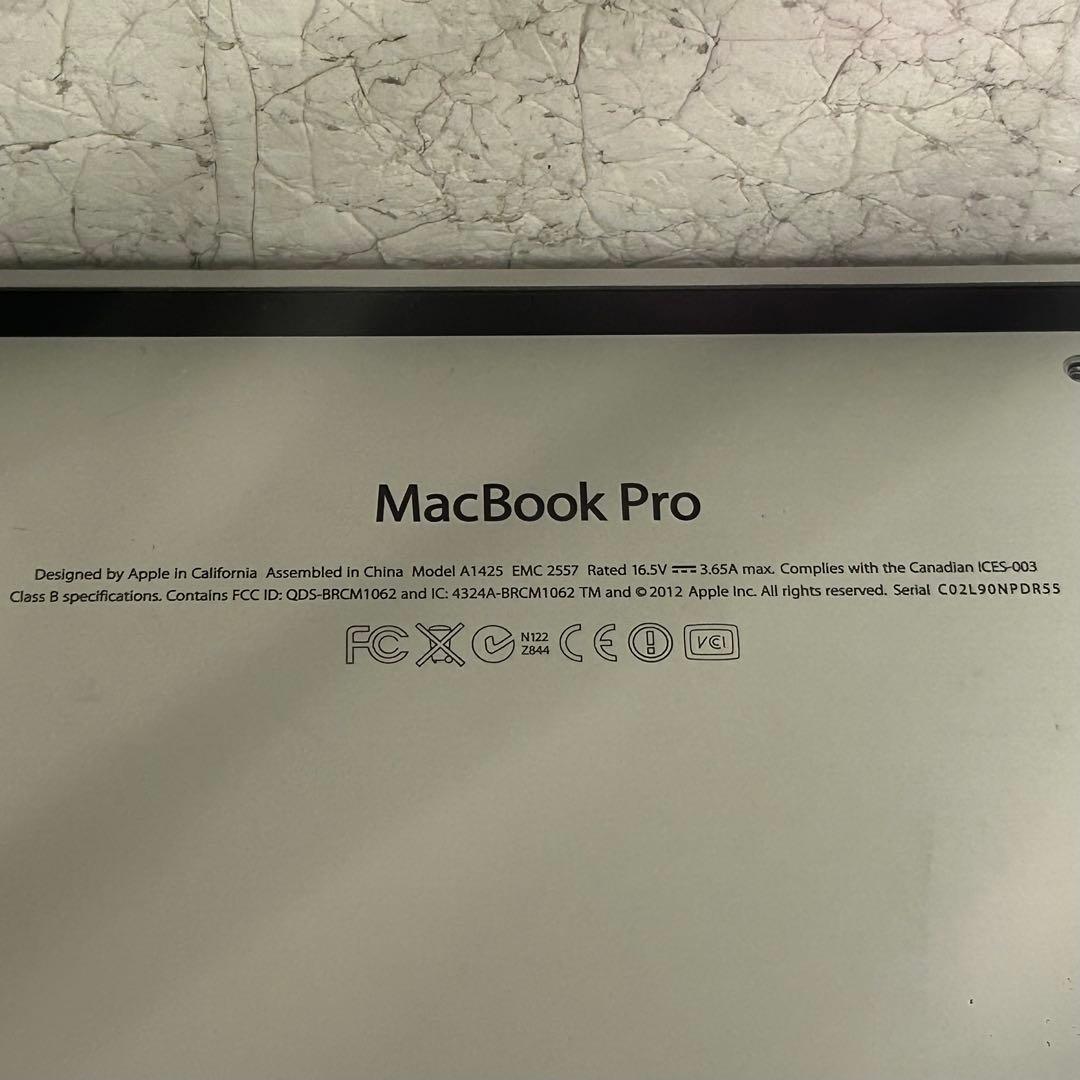 MacBook本体 Apple MacBook Pro i7 8GB SSD 480GB