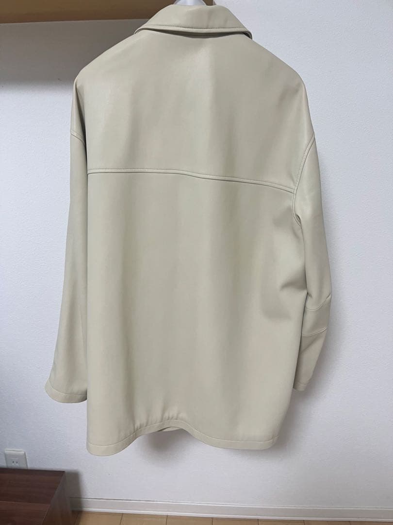 アンヌーク　エコレザーオーバージャケット