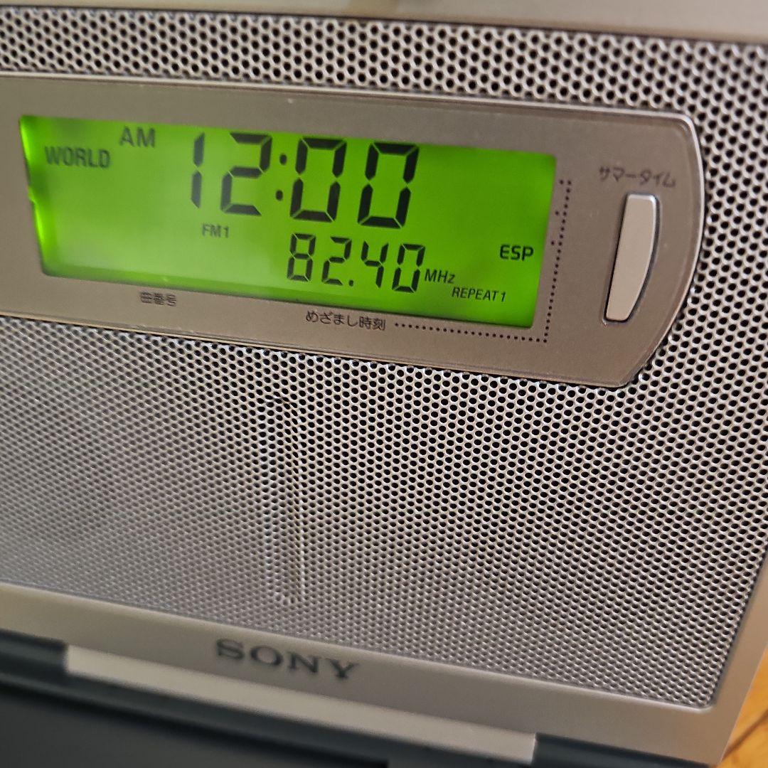 美品かと！SONY FM/AM トラベルCDクロックラジオ ICF-CD2000