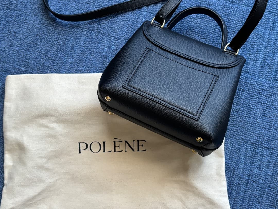 値下げ　POLENE Numero Un Nano ブラックショルダー バッグ