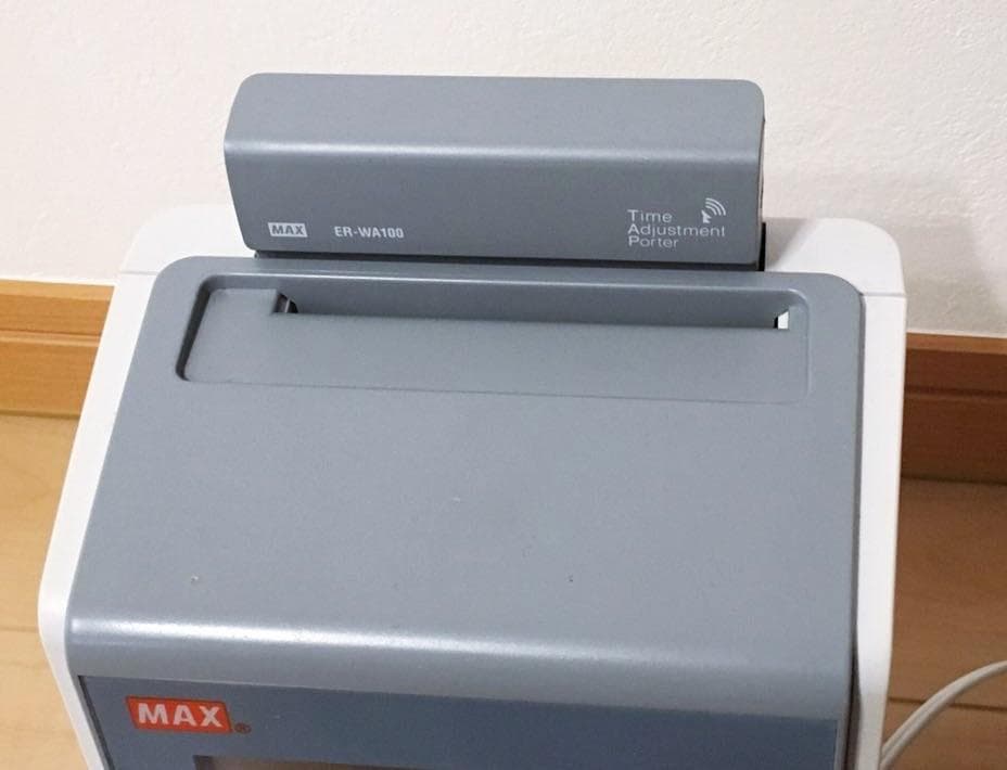 ★美品 清掃済 MAX タイムレコーダー ER-80S2W + Sカード20枚