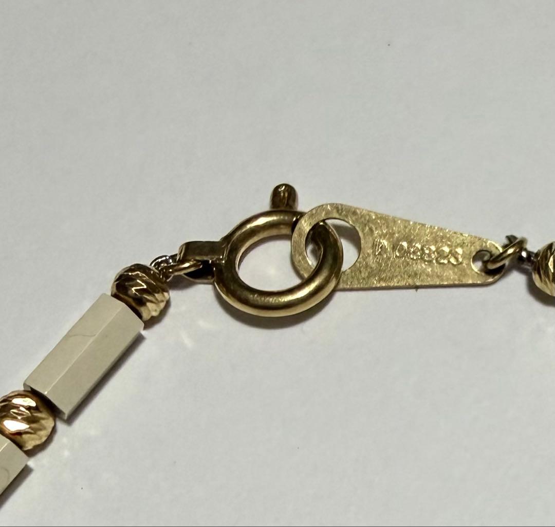 ホワイトゴールドトーンネックレス