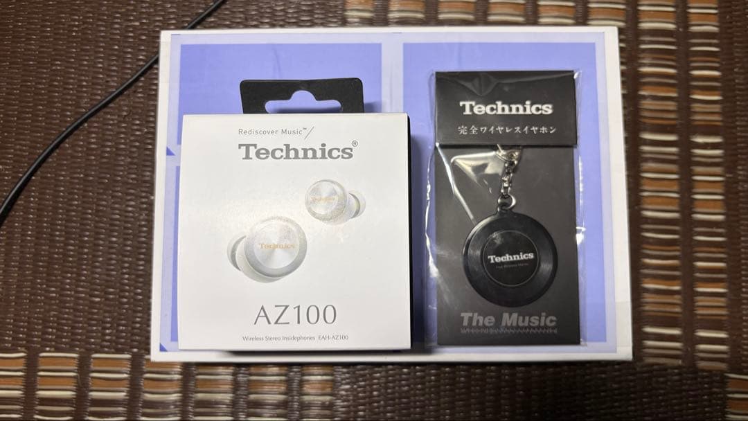 Technics eah-az100 シルバー オリジナルガジェットポーチ付き