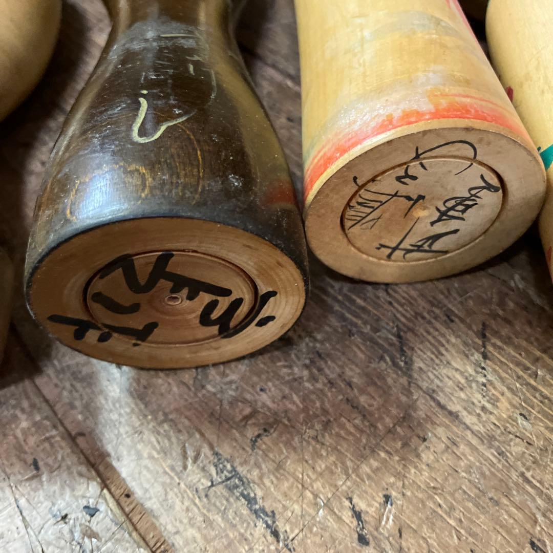 D-3 昭和レトロ 伝統こけし 18体セット 大量コレクション 創作こけし