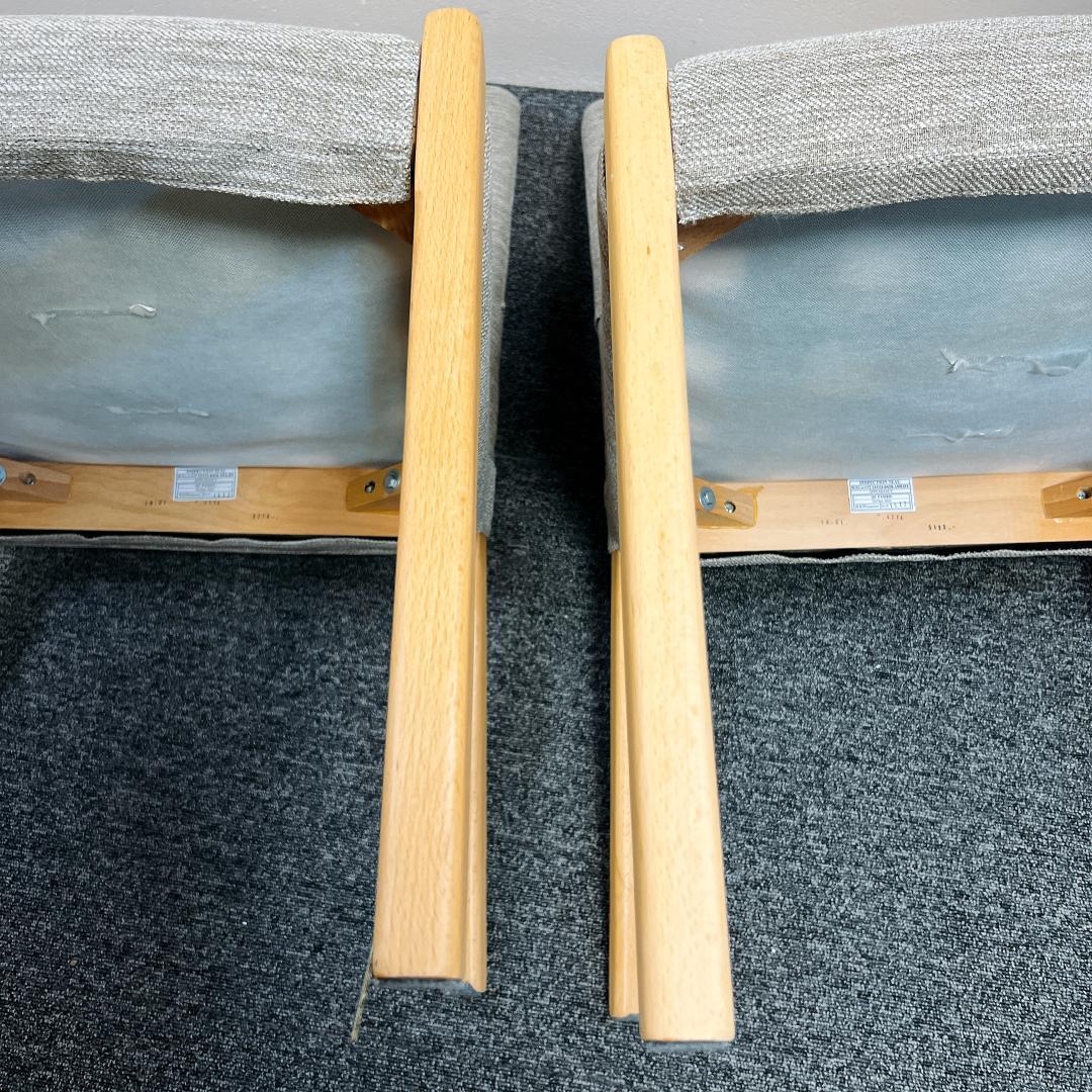 ニトリ Dコタツチェア ダイニングチェア ファブリック　2脚セット　北欧レトロ