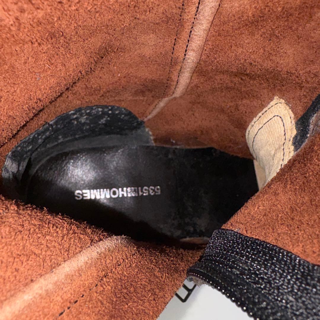 5351 POURLES HOMMES エンジニアブーツ【42】ブラウン Y2K