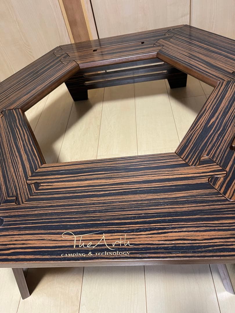 【超美品】　黒しま次郎　ヘキサテーブル　ざぁ〜ッス　メタヘキテL アソビト収納袋