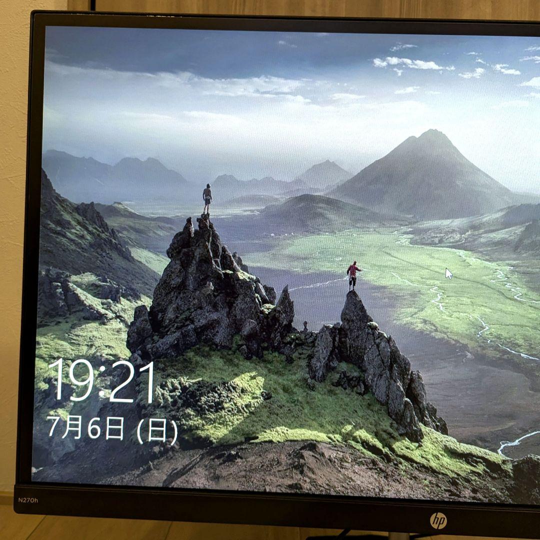 HP N270h 27インチワイドIPSモニター 高さ調整 角度調整