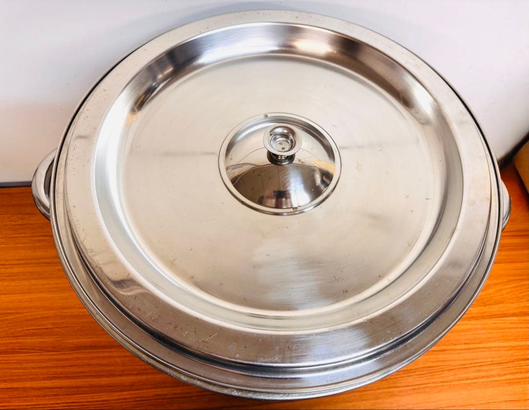 業務用 寸胴鍋 40cm 約48L SUS316 蓋付き ステンレス