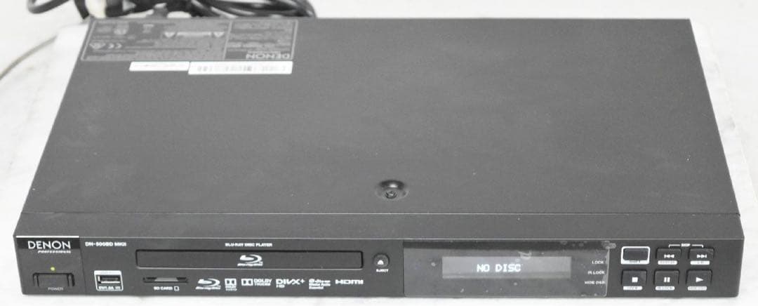 【美品】業務用　DENON DN-500BD MKII Blu-rayプレーヤー
