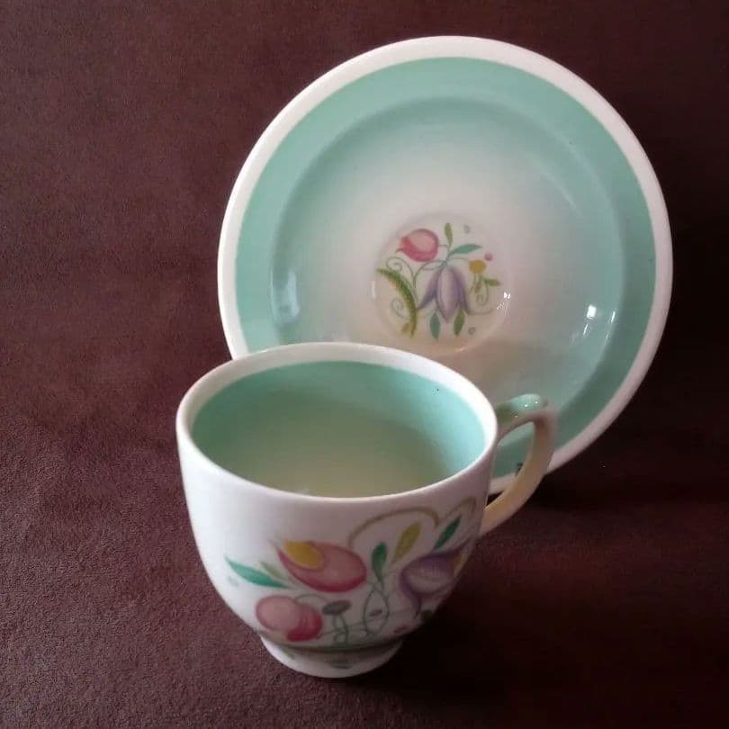 イギリス ス—ジ—•ク—パ― デミタスコーヒーカップ&ソ—サ—