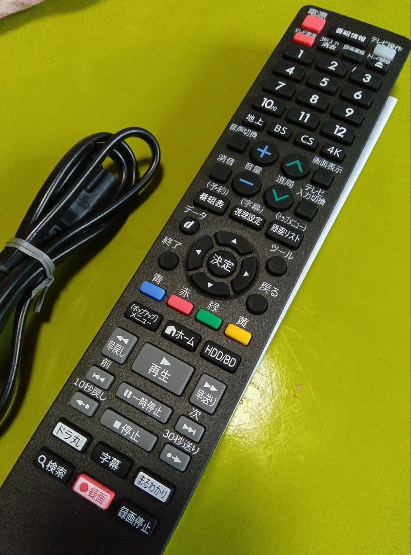 SHARP AQUOSブルーレイ　BD-NW520 HDD新品交換 NO.3