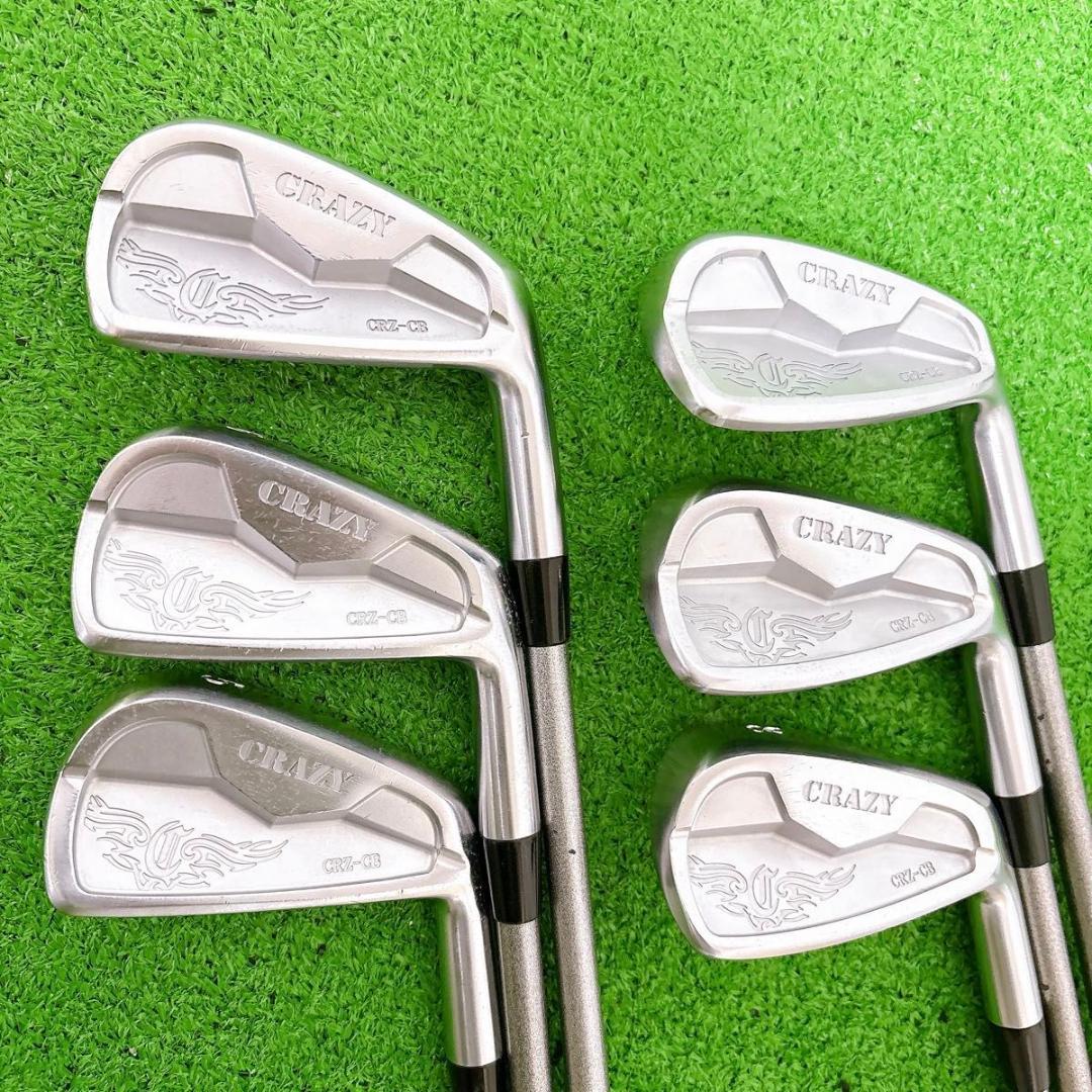 CRAZY クレイジー　CRZ-CB アイアン　6本　セット　FLEX F-4