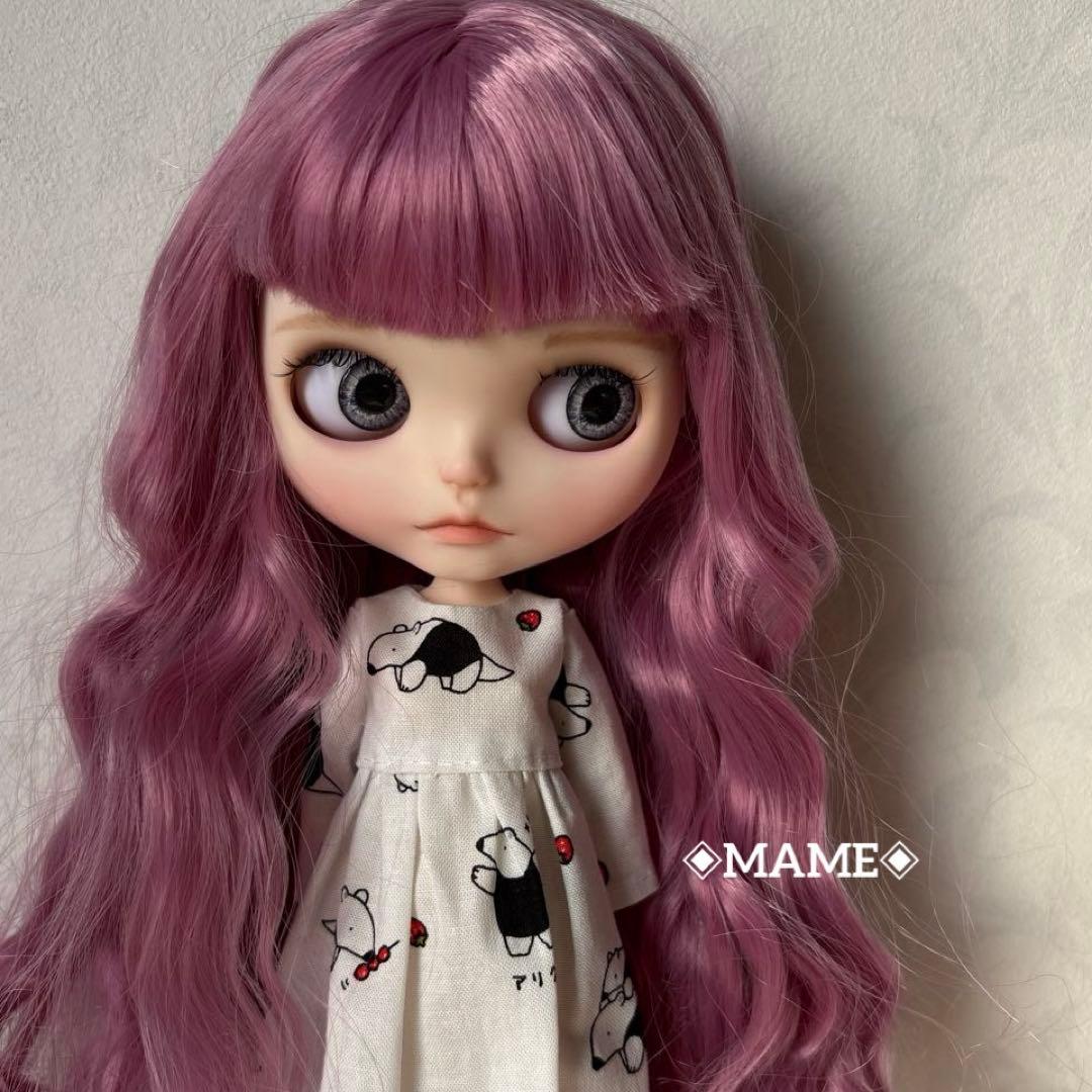 アイシードールカスタム ♡白肌・スモーキーパープル♡