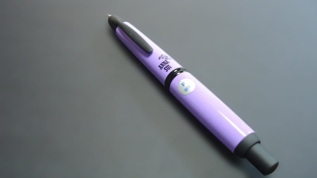 パイロット 万年筆 ANNA SUI 細字(F) 紫 ペンケース付【未使用】