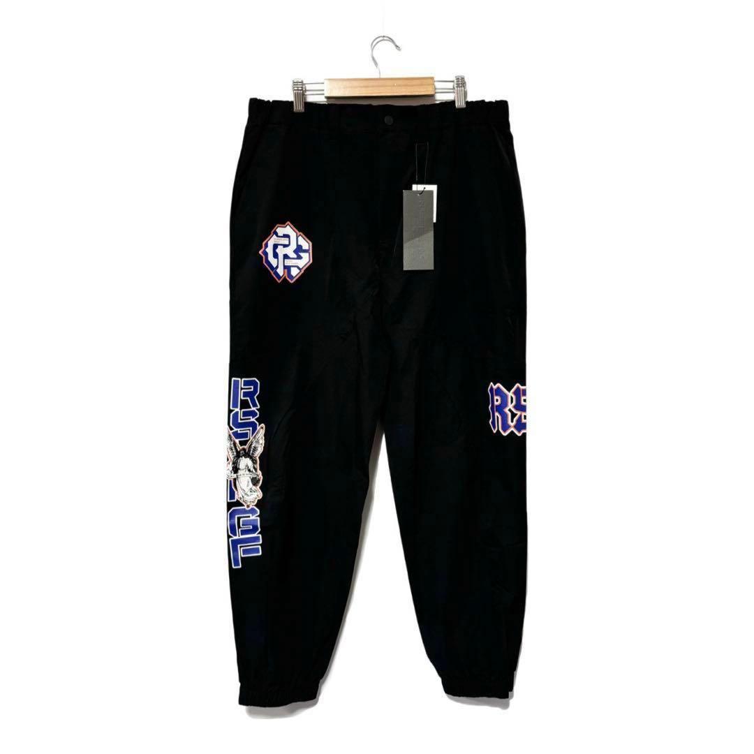 新品 ラッセルノ ゴルフ マルチロゴ ロングパンツ ブラック XL 6