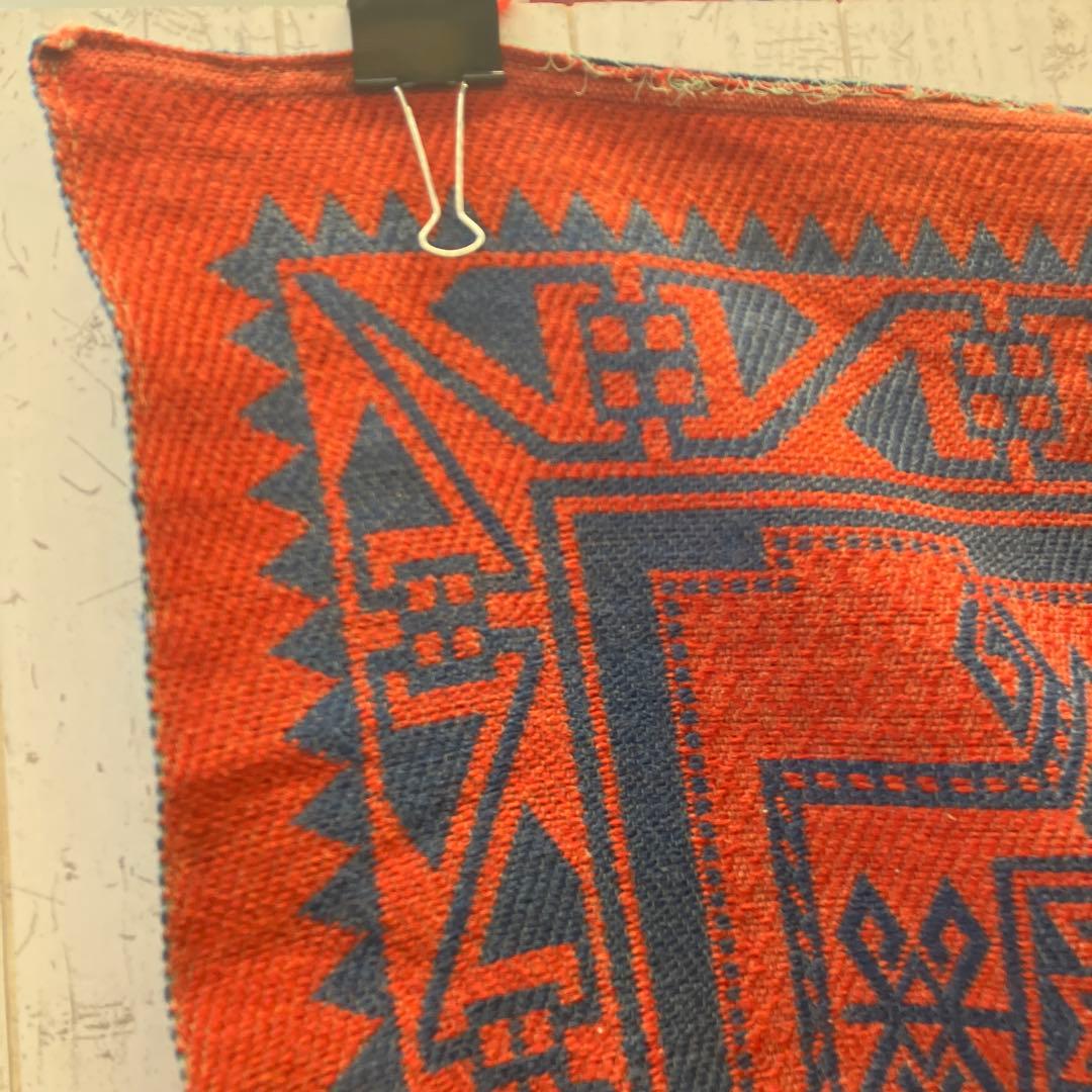 幾何学模様 ラグ トライバル カフカス地方 キリム ビンテージ ヴィンテージ