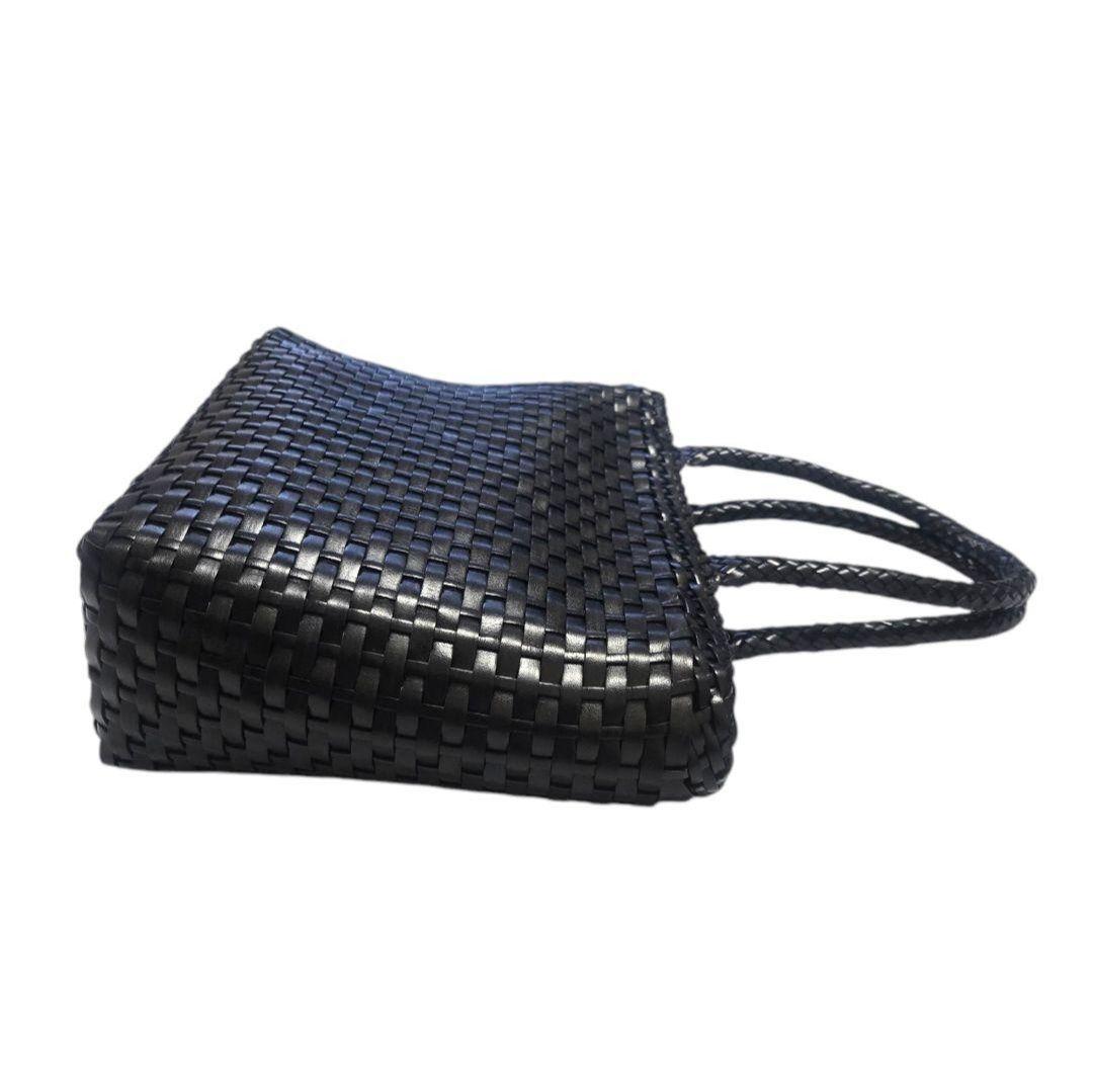 【新品】yoshie inaba 　かごバッグ　トート　ブラック　イタリア製