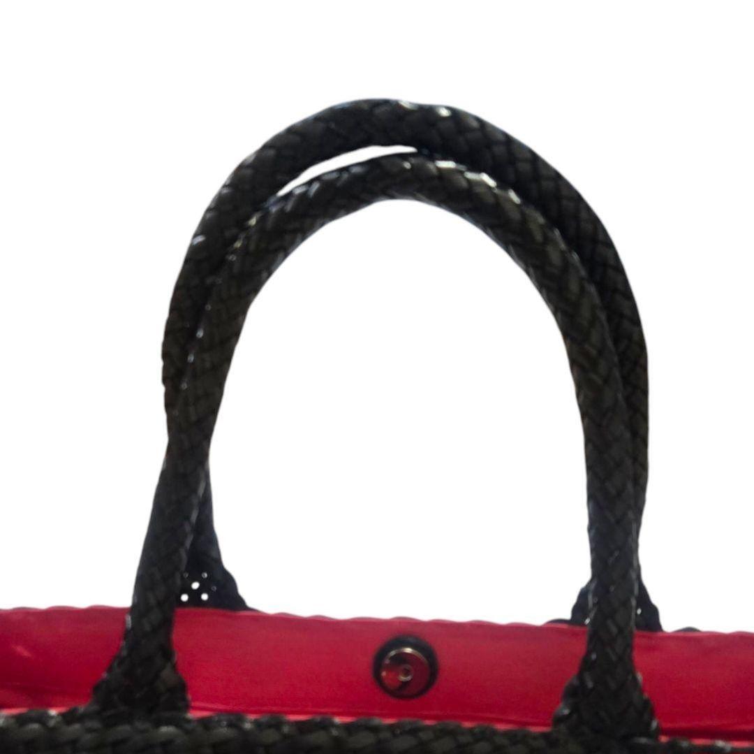 【新品】yoshie inaba 　かごバッグ　トート　ブラック　イタリア製