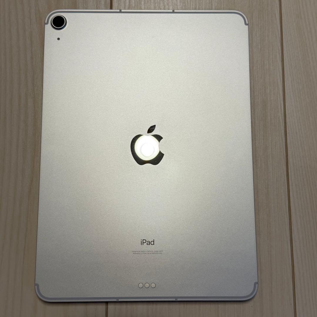 【美品】iPad Air4 64GB Cellular シルバー 電池100%