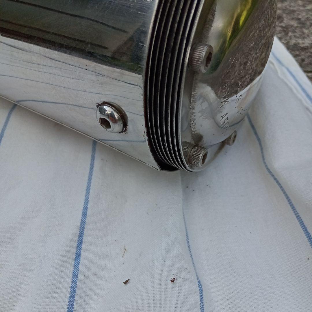 SRX400用SUPERTRAPP ステンレスマフラー