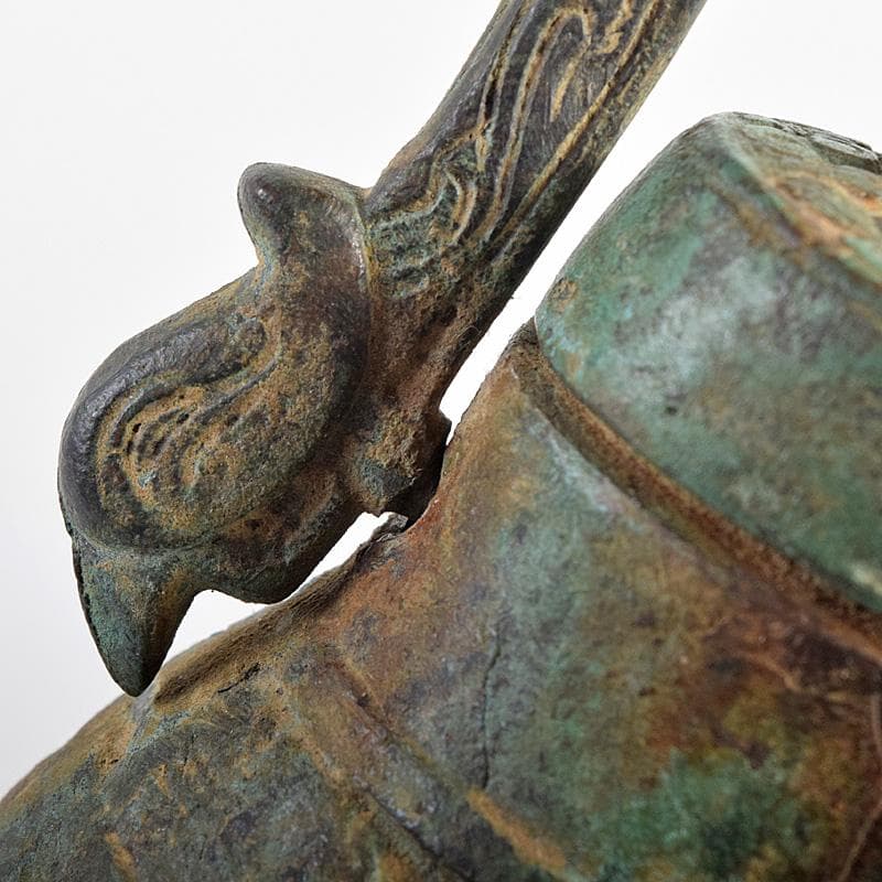 中国　古銅青銅　饕餮文　香炉　M　R8784