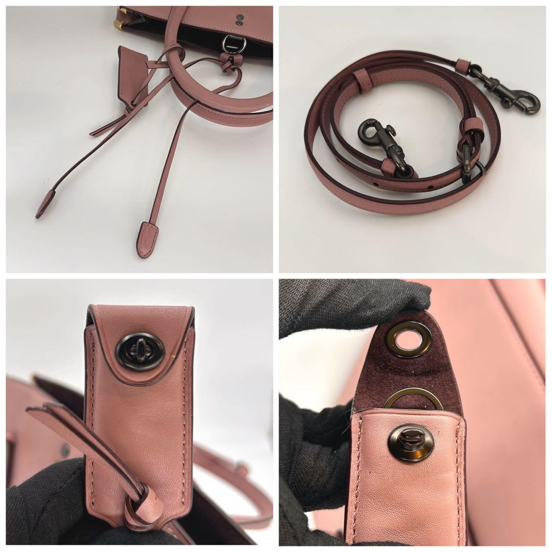 COACH コーチ ローグ グラブタンレザー 2wayバッグ 22821