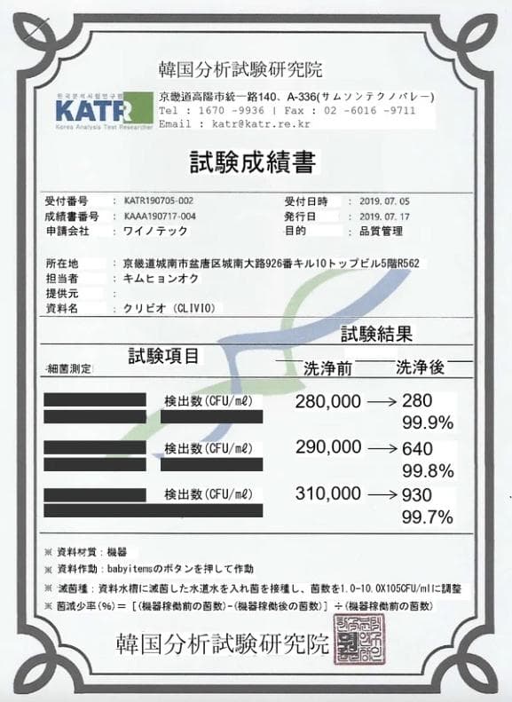 CLIVIO クリビオ　水だけで農薬100％除去　次世代食洗機　値下げ中