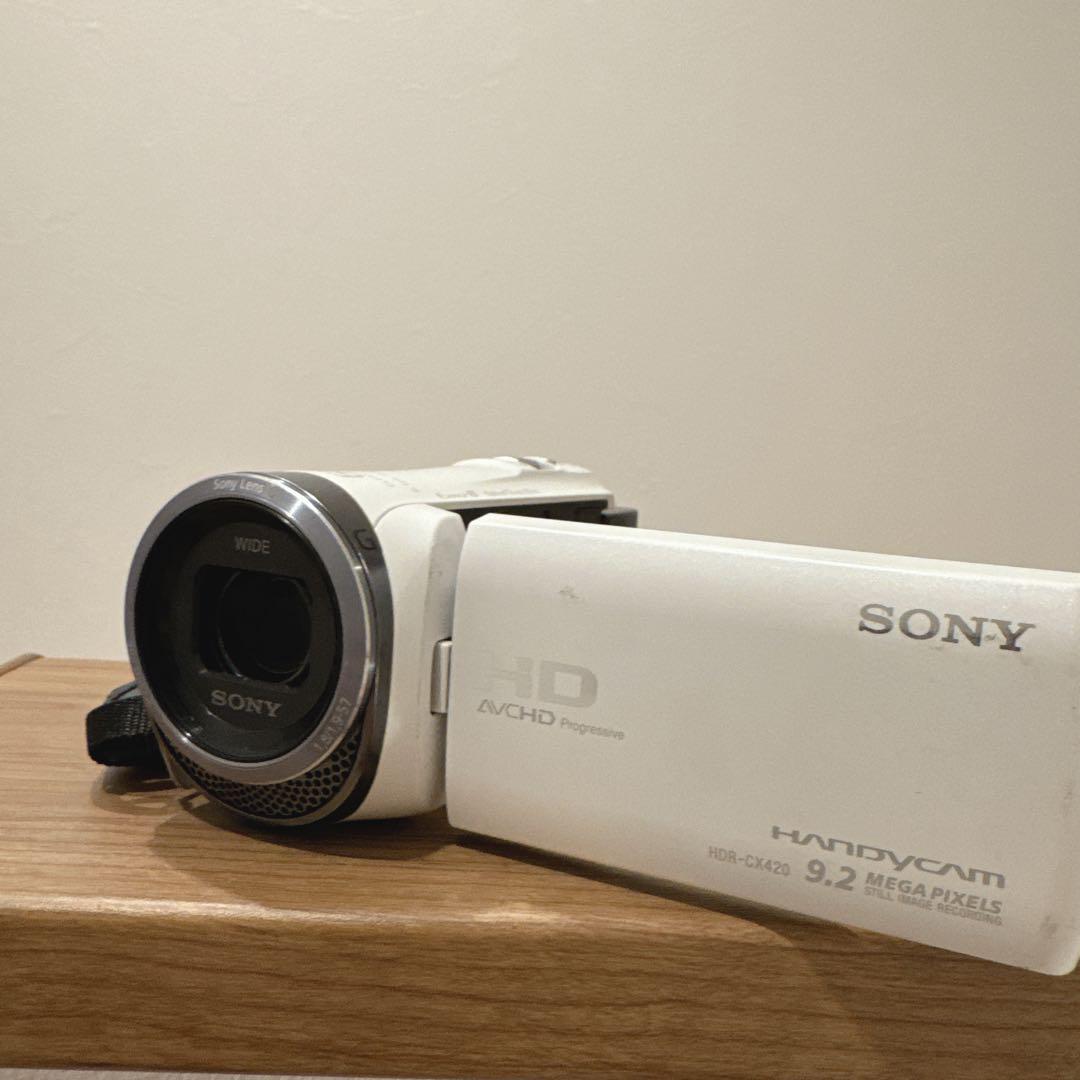 SONY ハンディカム デジタルビデオカメラ HDR-CX420 ホワイト
