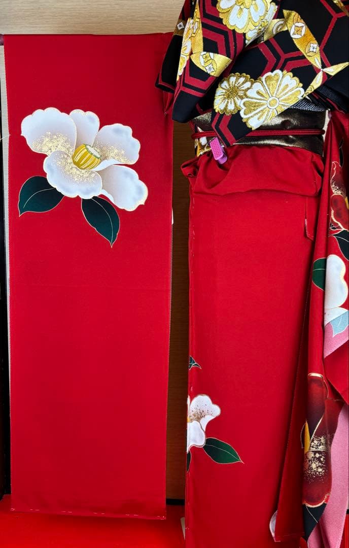 【こりん激安】振袖仕立付きと長襦袢帯〆帯揚げサービス草履バック小物セット