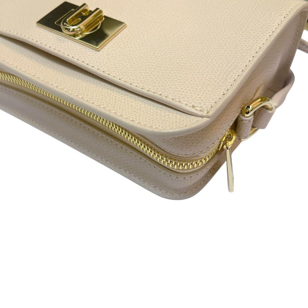 【未使用】フルラ 1927 ミニ クロスボディ ショルダーバッグ アーチロゴ