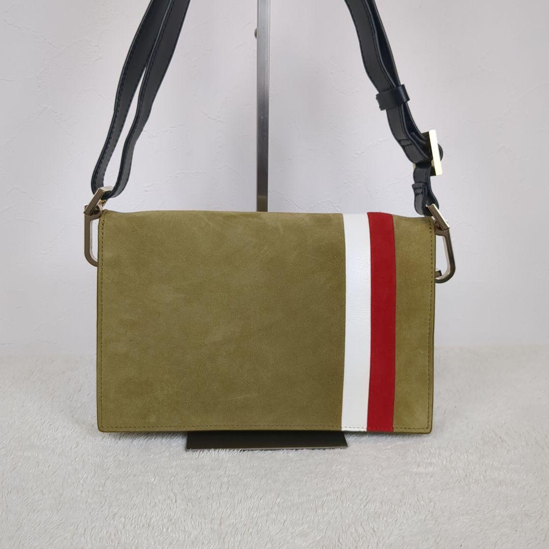 TOMASINI PARIS ワンショルダーバッグ スエード　ゴールド　イタリア