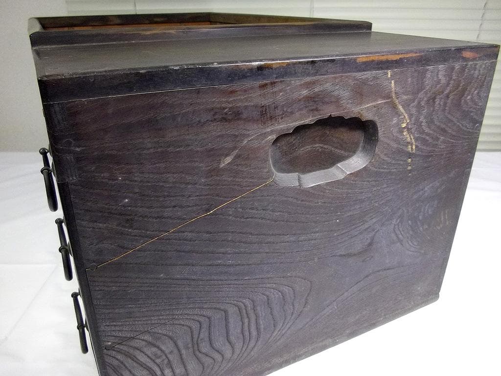 幅65cm 江戸火鉢 関東火鉢 長火鉢 燗銅壺 酒燗器 五徳つき 囲炉裏