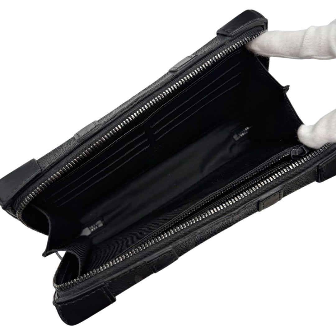 6222 美品 ルイヴィトン モノグラムエクリプス ソフトトランク・ウォレット