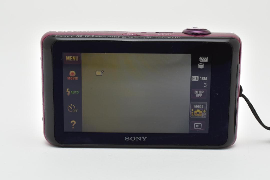 【美品】SONY Cyber-shot DSC-WX170 ピンク　動作確認済