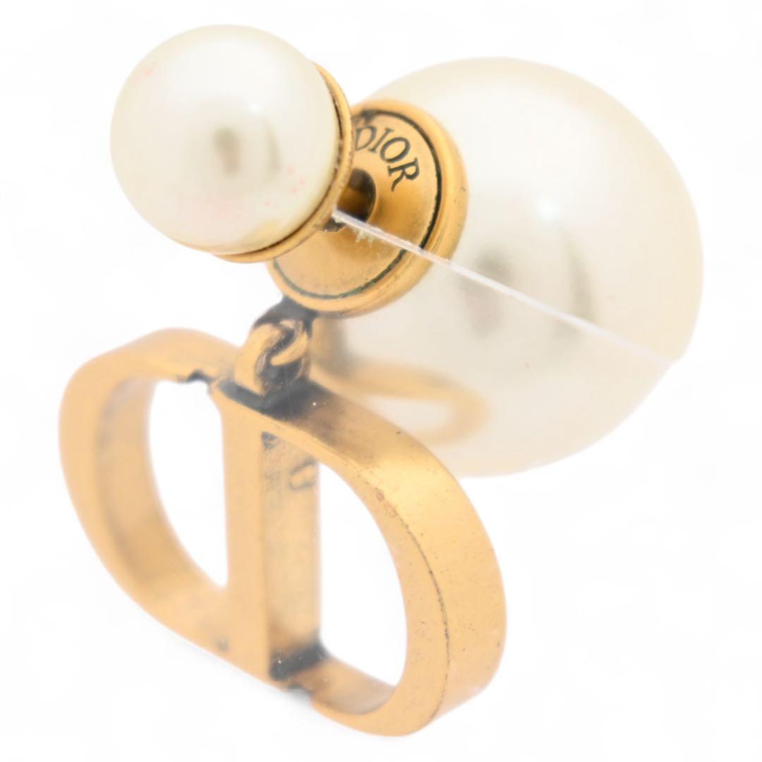 ディオール ピアス パール ロゴ 片耳 Bランク di3706cc