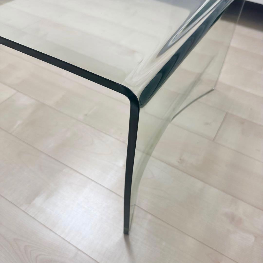 Francfranc フランフラン lavague ガラス コーヒーテーブル