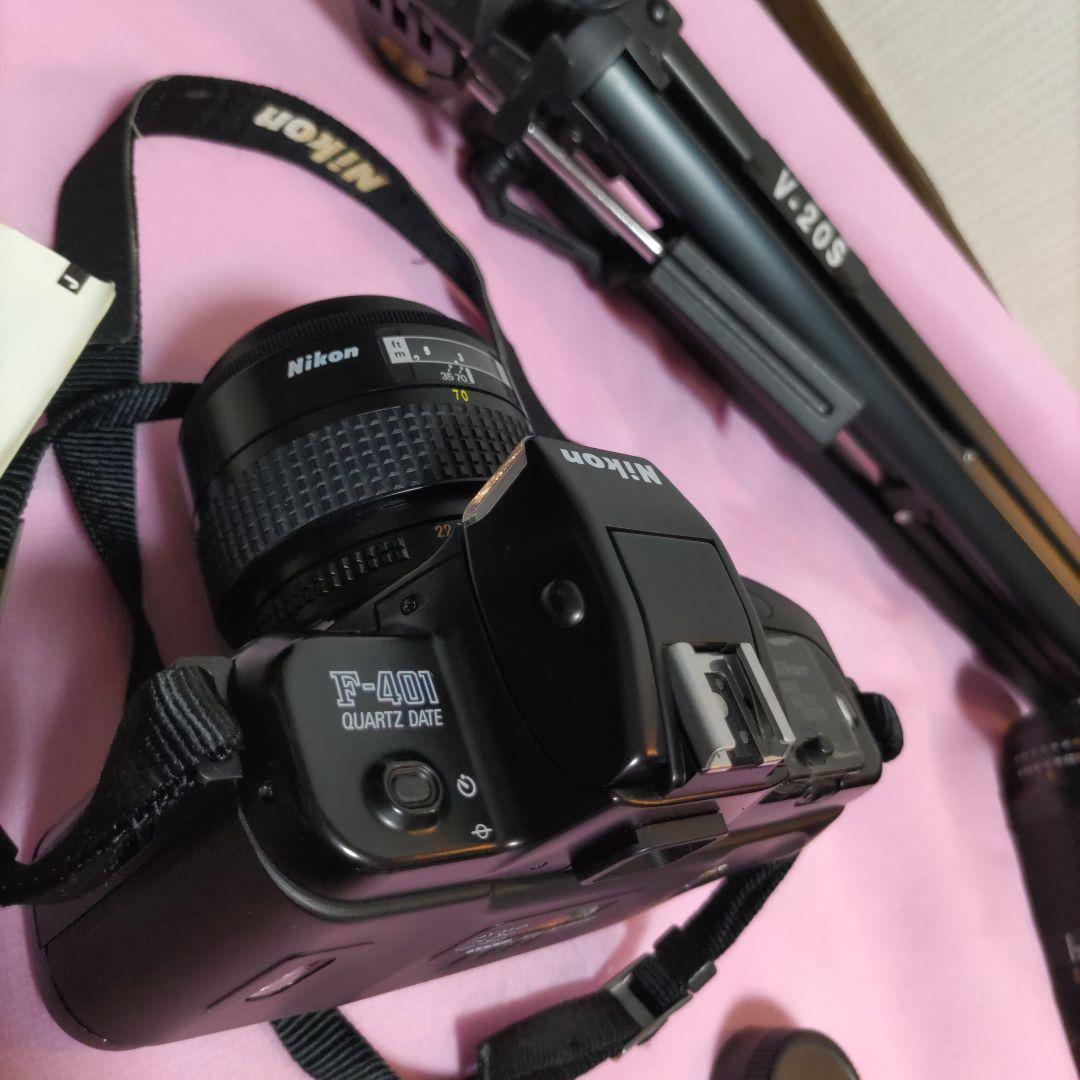 【3点セット】ニコン　フィルムカメラ　 望遠カメラ　3脚