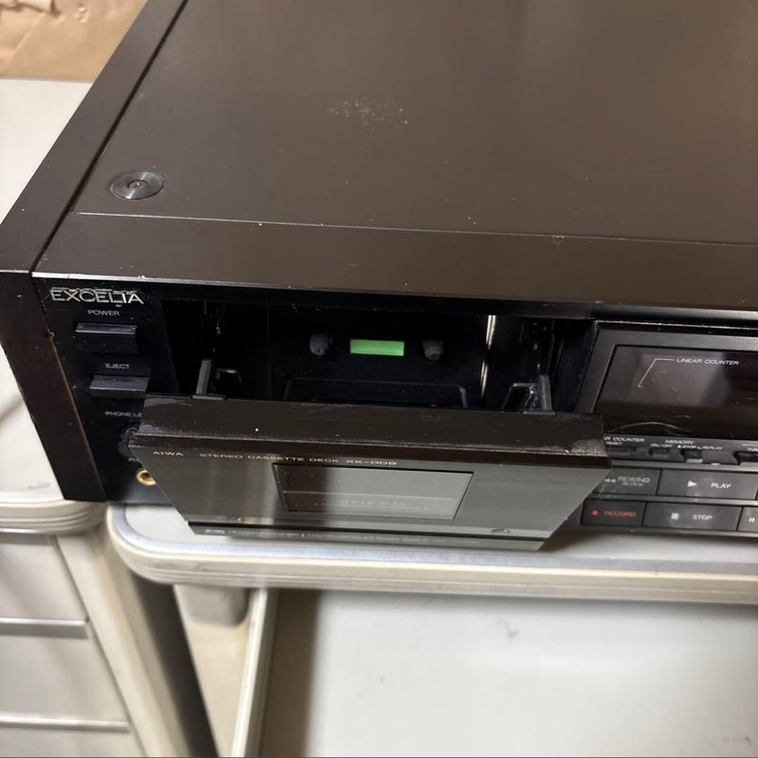AIWA XK-009　ステレオ カセットデッキ　アイワ