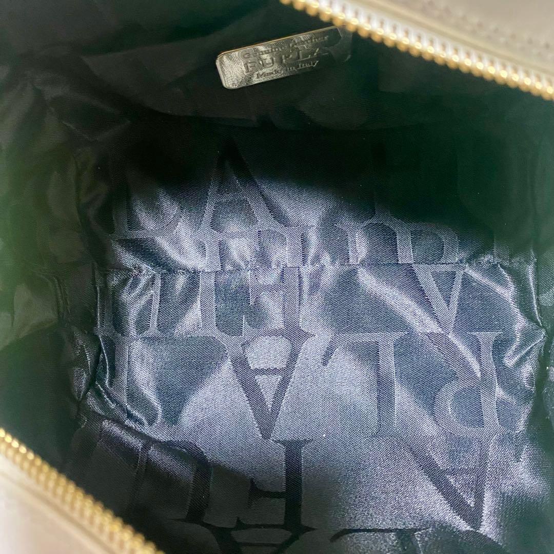 FURLA 　ヴィーナス 2way ミニボストンバッグレザー　黒白　バイカラー