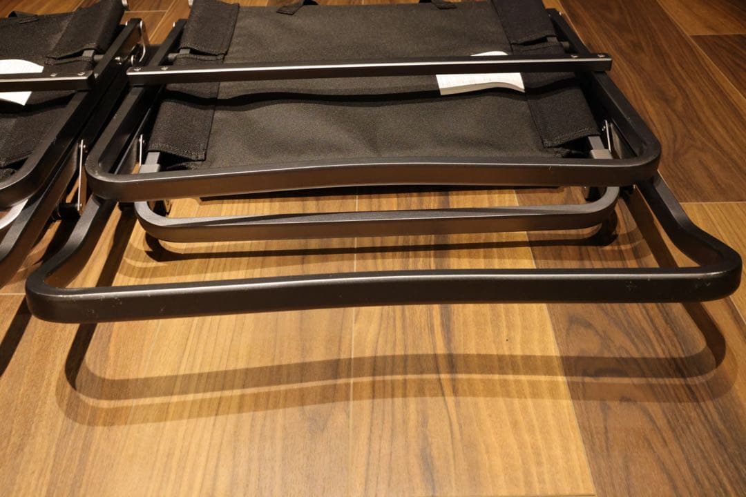 1度使用のみゼインアーツ LADE CHAIR レードチェアブラック 2脚セット