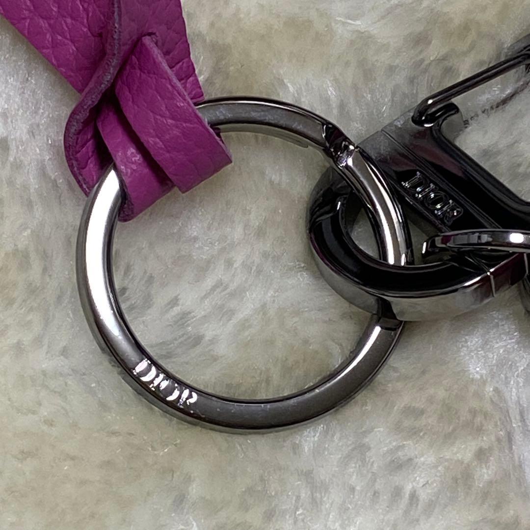 新品保管品✨CDディオールAirPodsケース　ピンクレザー　ロゴ　箱&袋付き